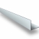 Угол алюминиевый равнополочный 15мм х 15мм толщина полки 1,5 мм